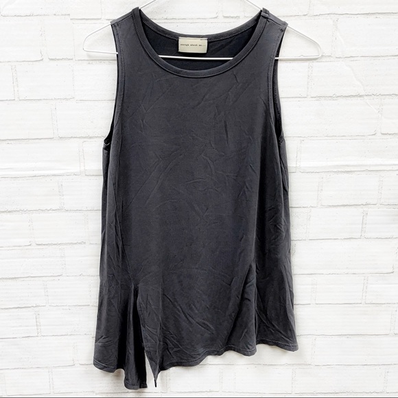 Enough About Me Black Sleeveless Shirt Size Small - Picture 6 of 6